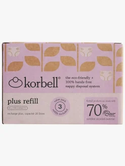Korbell Pleje & Hygiejne-PLUS Refill 3-pak