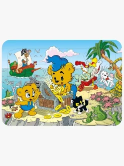 Spil & Puslespil|Bamse Kärnan Rammepuslespil Pirat 16 Brikker