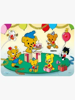 Børn Bamse Legetøj Til Børn På 0-10 År|Spil & Puslespil-Kärnan Verdens Stærkeste Bjørn Knoppuslespil 8 Brikker