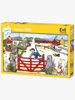 Spil & Puslespil|EmilILonneberga Kärnan Emil fra Lønneberg Puslespil 100 Brikker