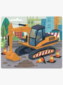 Spil & Puslespil|Krnan Kärnan Rammepuslespil Køretøjer 12 Brikker