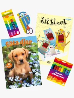 Krnan Kreativt Legetøj-Kärnan Tegne & Klippe Malesæt