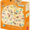 Spil & Puslespil|Krnan Kärnan Træpuslespil ABC Dyr 40 Brikker