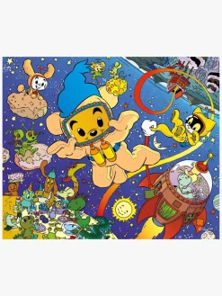 Spil & Puslespil|Bamse Kärnan Træpuslespil Rumtema 40 Brikker