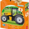 Krnan Spil & Puslespil-Kärnan Træpuslespil Traktor 15 Brikker