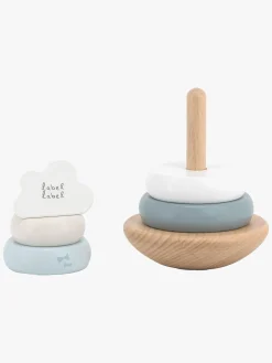 LabelLabel2 Babylegetøj-Label Label Stablelegetøj Ringe, Blå