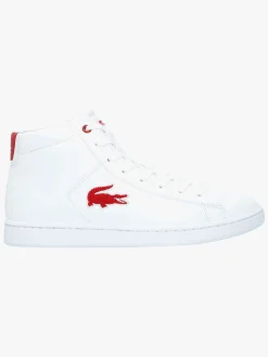 Børn Lacoste Sneakers-Carnaby Evo Mid 3181 Sneakers, White/Red