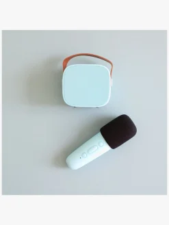 Elektronik & Media|Lalarma Bluetooth-højttaler med Trådløs Mikrofon, Blå Blå