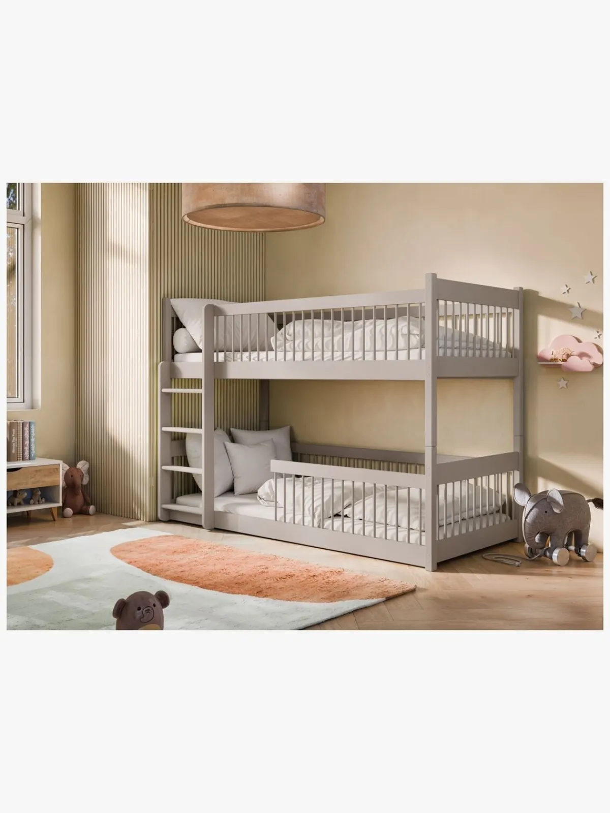 Børnesenge & Tilbehør|LanoMeble Lano Meble BOSTON Køjeseng 90x200, Cashmere