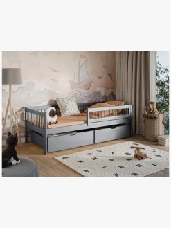 Børn LanoMeble Børnesenge & Tilbehør-Lano Meble EDI Enkeltseng 90x200, Grå