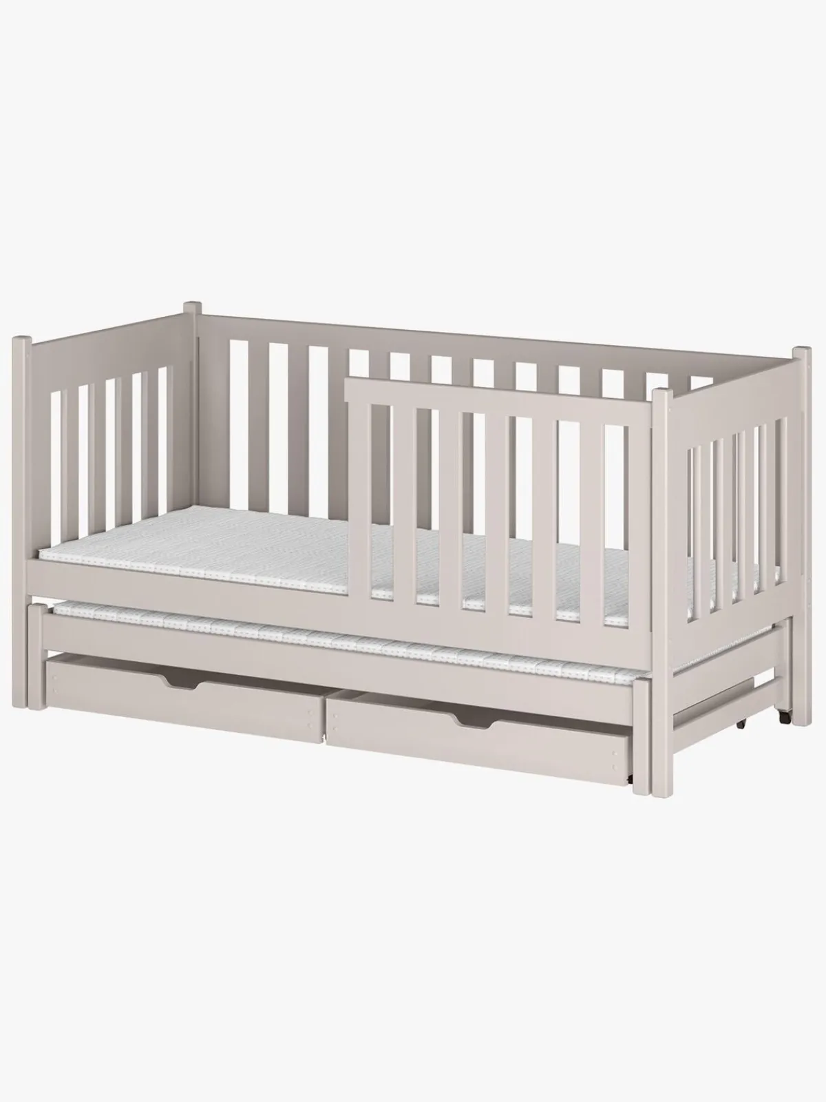 Børnesenge & Tilbehør|LanoMeble Lano Meble KAJA Udtrækkelig Dobbeltseng 90x200, Cashmere