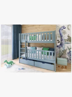 Børnesenge & Tilbehør|LanoMeble Lano Meble KSAWERY Køjeseng 80x180, Grå