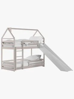 Børnesenge & Tilbehør|LanoMeble Lano Meble PLAY Køjeseng med Rutsjebane 90x200, Cashmere