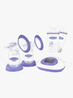 Amning|Lansinoh Brystpumpe Elektronisk Dobbelt inkl. Modersmælkposer 50 stk.