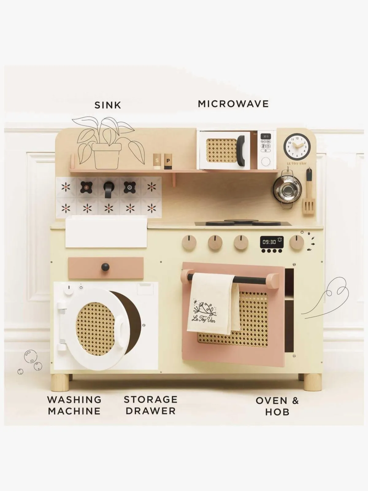 Rolleleg|LeToyVan Le Toy Van Family Size Legekøkken