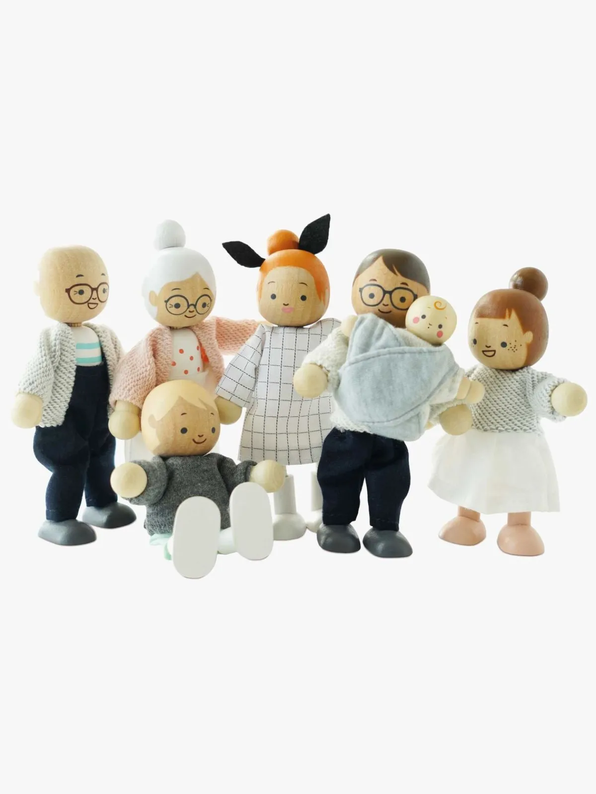 Dukker & Bamser|LeToyVan Le Toy Van My Doll Family Dukkehusfigurer 7 Stk.