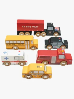 Legetøjsbiler & -Fartøjer|LeToyVan Le Toy Van New York Bilsæt 6 Stk.