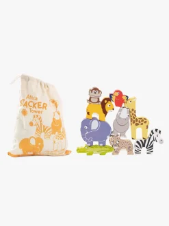 Børn LeToyVan Legetøj Til Børn På 0-10 År|Babylegetøj-Le Toy Van Stableklodser Savannedyr & Pose