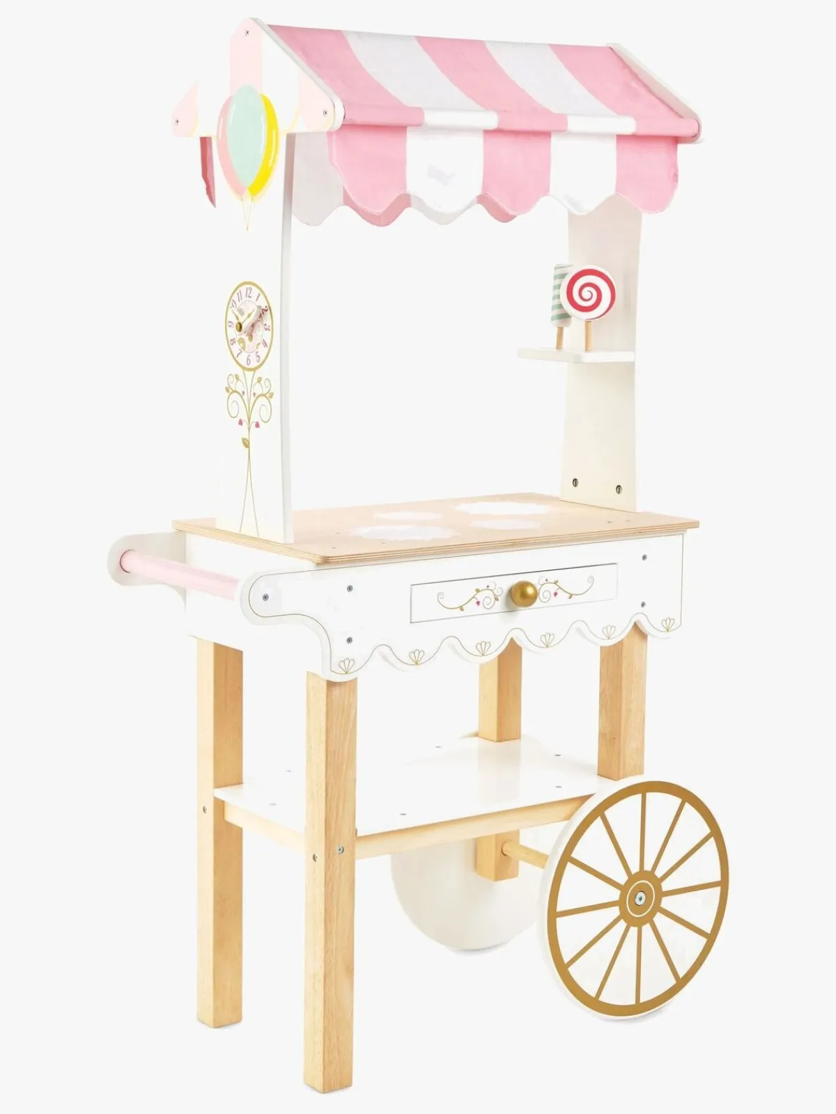 Rolleleg|LeToyVan Le Toy Van Te & Godter Markedsbod Lyserød/Hvid