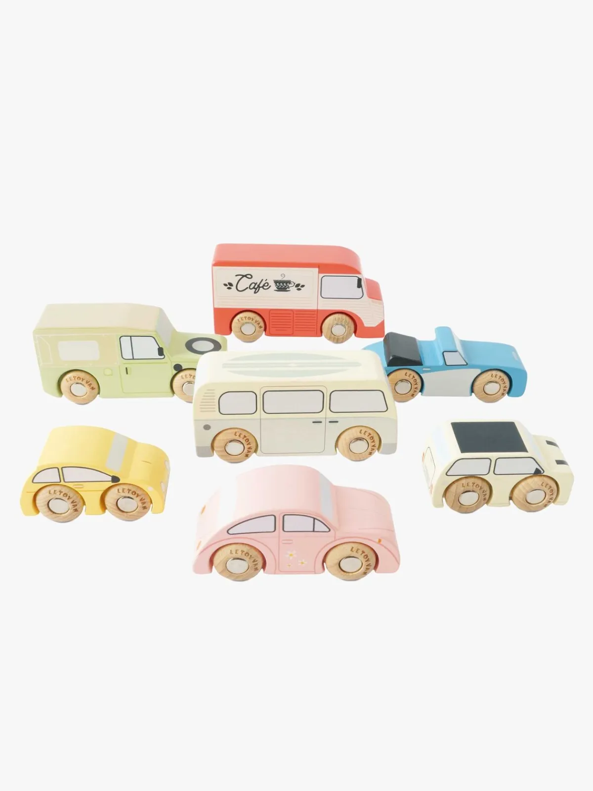 LeToyVan Legetøjsbiler & -Fartøjer-Le Toy Van Vintage Legetøjsbiler Sæt