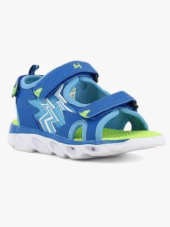 Sandaler & Klipklapper|Leaf Filipstad  Blinkende Sandaler, Blue/Lime