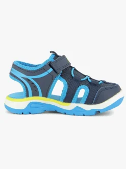 Sandaler & Klipklapper|Leaf Halmby Blinkende Sandaler, Navy/Blue Blå/Hvid