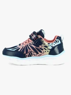 Sneakers|Leaf Malmen Blinkende Sneakers, Navy/Pink Lyserød/Blå