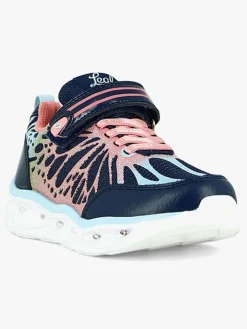 Sneakers|Leaf Malmen Blinkende Sneakers, Navy/Pink Lyserød/Blå