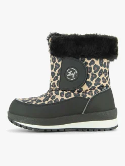 Støvler & Vinterstøvler|Leaf Nautisk Vinterstøvler, Leopard Beige/Brun/Sort
