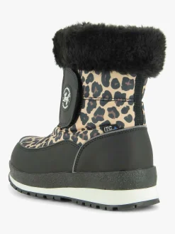 Støvler & Vinterstøvler|Leaf Nautisk Vinterstøvler, Leopard Beige/Brun/Sort