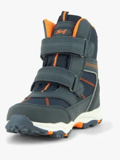 Støvler & Vinterstøvler|Leaf Siljan Vinterstøvler, Navy/Orange Blå/Orange