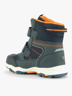 Støvler & Vinterstøvler|Leaf Siljan Vinterstøvler, Navy/Orange Blå/Orange