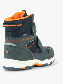 Støvler & Vinterstøvler|Leaf Siljan Vinterstøvler, Navy/Orange Blå/Orange