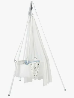 Børnesenge & Tilbehør|Leander Classic™ Vugge m. Madras, Hvid