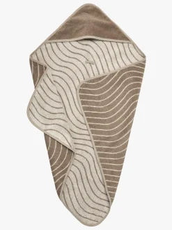 Badeværelset|Leander Håndklæde med Hætte, Woodland Cappuccino Brun