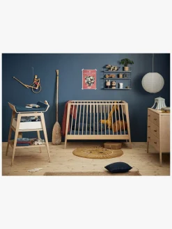 Børnesenge & Tilbehør|Leander Linea™ Tremmeseng, Oak