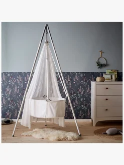 Børnesenge & Tilbehør|Leander Sengehimmel til Vugge Hvid