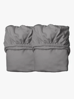 Sengetøj|Leander Stræklagen 2-pak 60x115, Cool Grey Grå