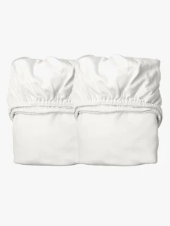 Sengetøj|Leander Stræklagen 2-pak 60x115, Snow Hvid