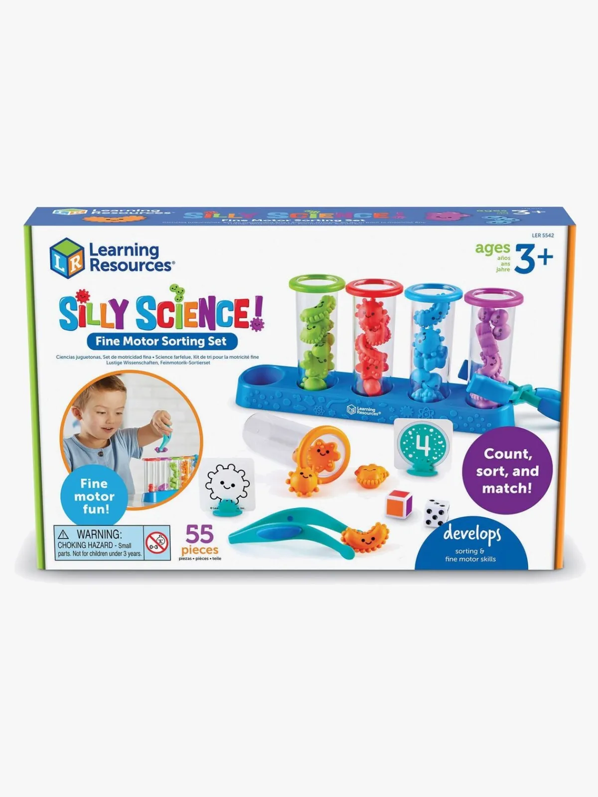 LearningResources Lærerig Leg-Learning Resources Pædagogisk Legesæt Silly Science Finmotorik