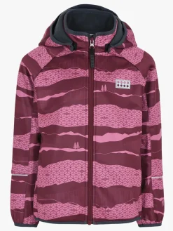 Børn LegoWear Overtøj-LEGO Wear Softshelljakke, Bordeaux