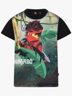 Børn LegoWear Overdele-Lego Wear T-shirt, Mørkegrøn
