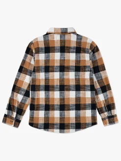 Børn Levis Overdele-Levi's LVB Buffalo Check Flonnelskjorte, Jet Black