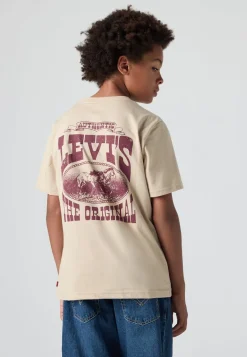 Børn Levis Overdele-Levi's LVB Gallopping Free T-shirt, White Pepper
