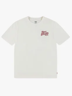 Overdele|Levis Levi's LVB Worn By Cowboys T-shirt, Egret