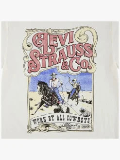 Overdele|Levis Levi's LVB Worn By Cowboys T-shirt, Egret
