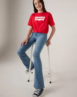 Underdele|Levis Levi's LVG 726 High Rise  Med svaj Jeans, Clean Getaway Blå