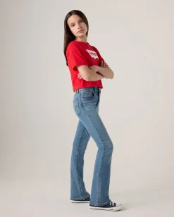 Underdele|Levis Levi's LVG 726 High Rise  Med svaj Jeans, Clean Getaway Blå