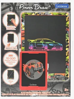 Kreativt Legetøj|Lexibook Flerfarvet E-Ink Tegnetablet med Stenciler 14 Tommer