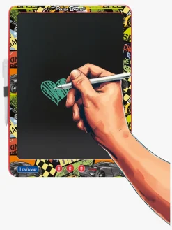 Kreativt Legetøj|Lexibook Flerfarvet E-Ink Tegnetablet med Stenciler 14 Tommer